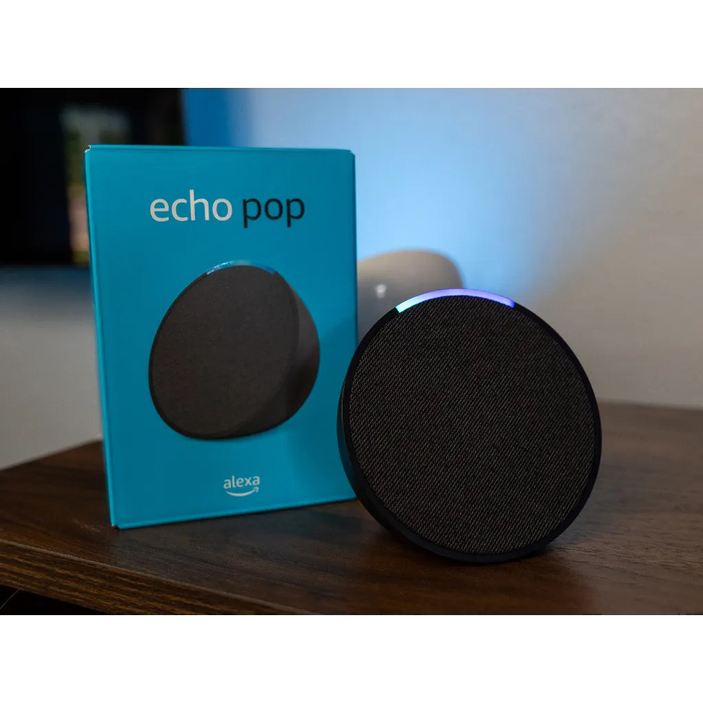 Echo Pop: O Compacto e Poderoso Smart Speaker com Alexa - Loja do  Maureca